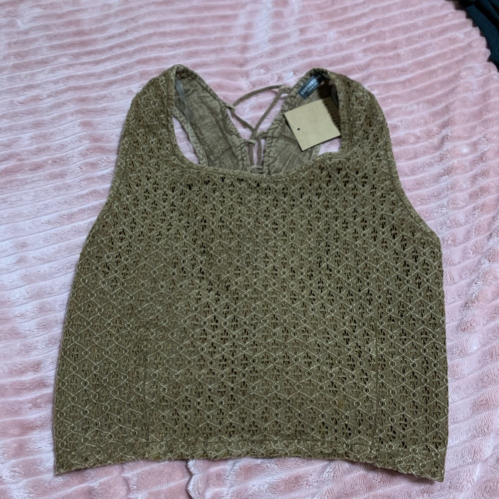 Earth bound crop top